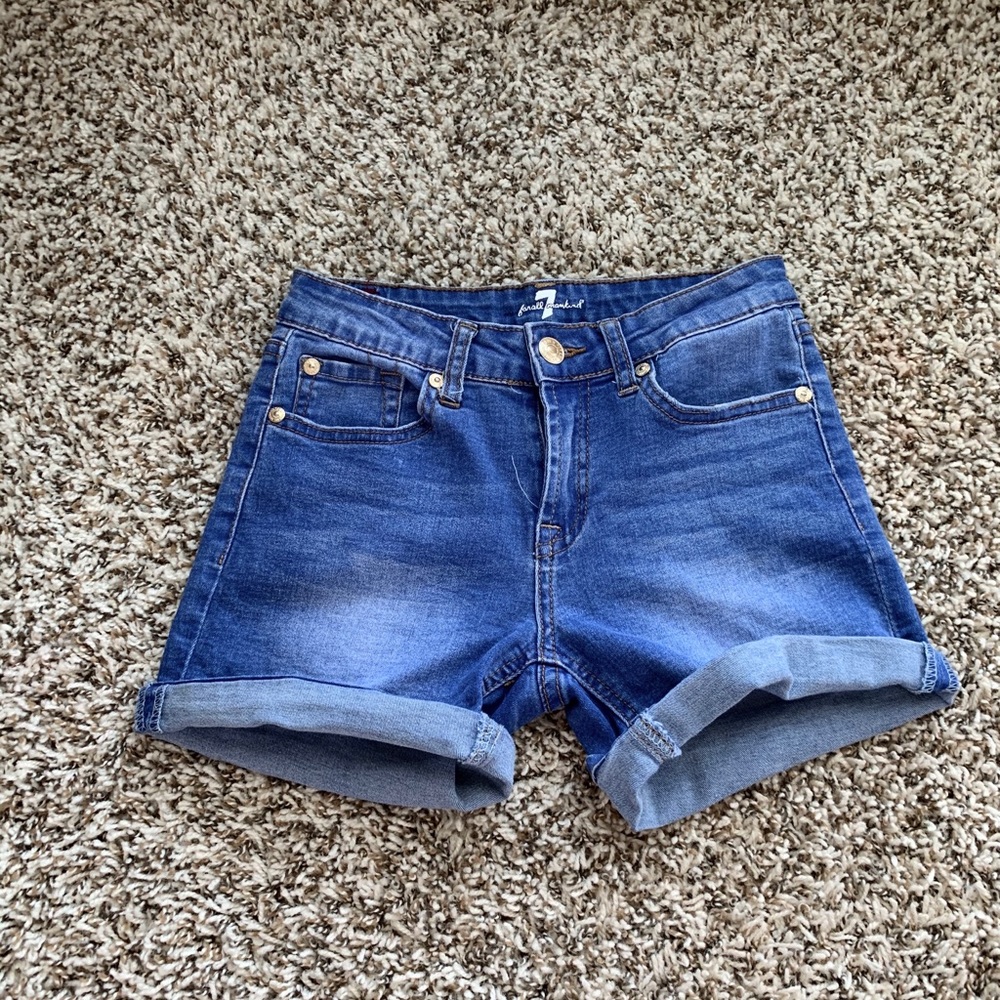 Denim shorts
